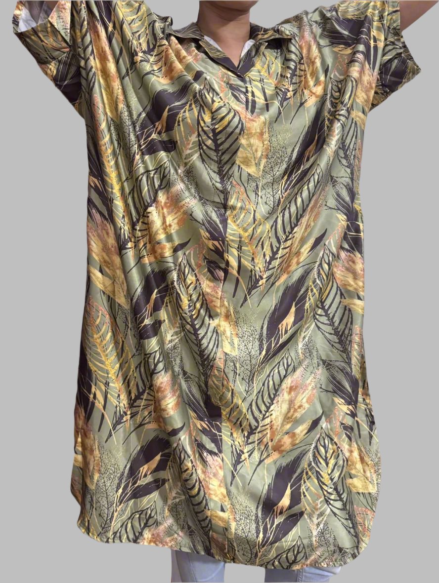 Floral and Garden Silk All-day rich top -Free size delivery in 2-3 days .