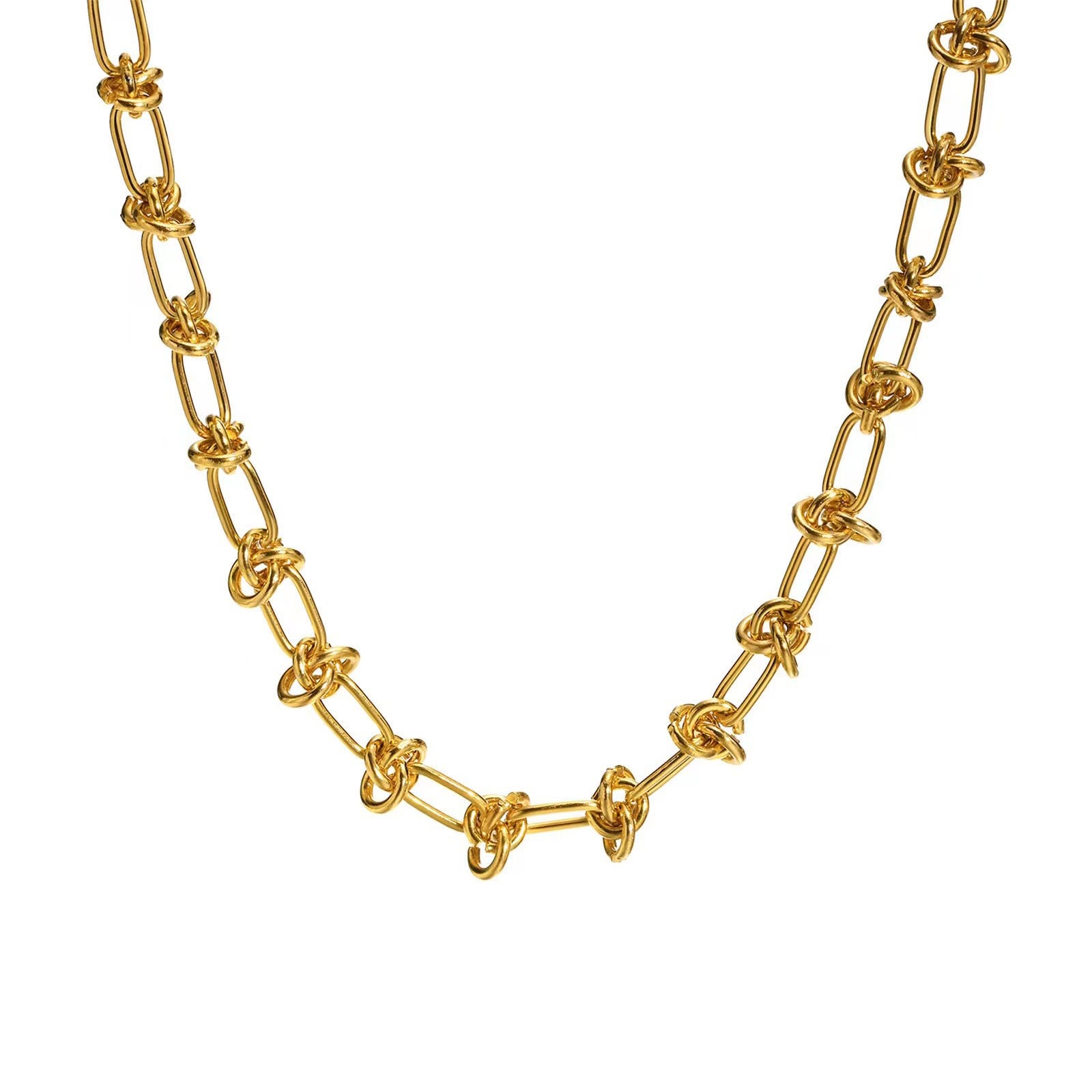 18K gold plated Stainless steel necklace, no tarnishing (Guaranteed Returns )  delivery in 2-3 days .