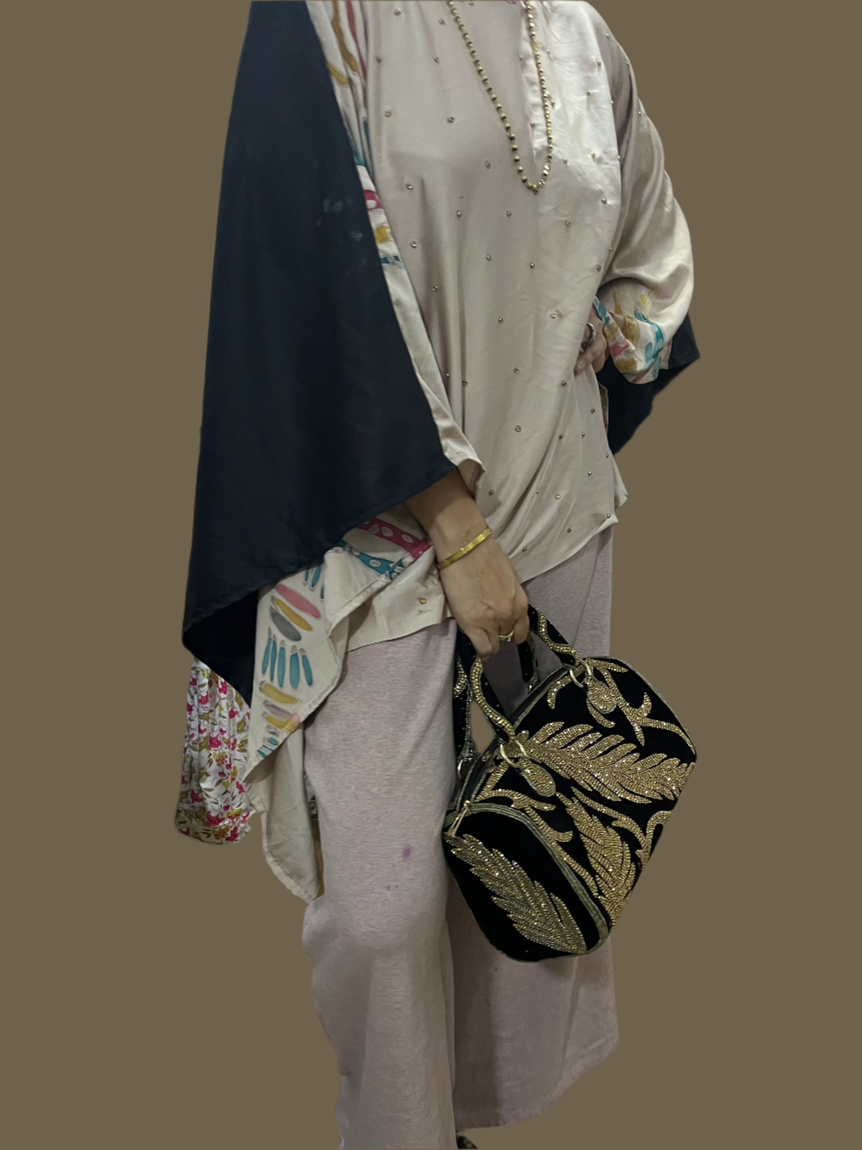 QueenBee Collection - harir Silk top