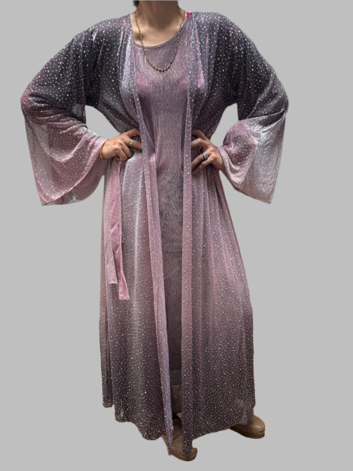 Tie Die Abaya L/M