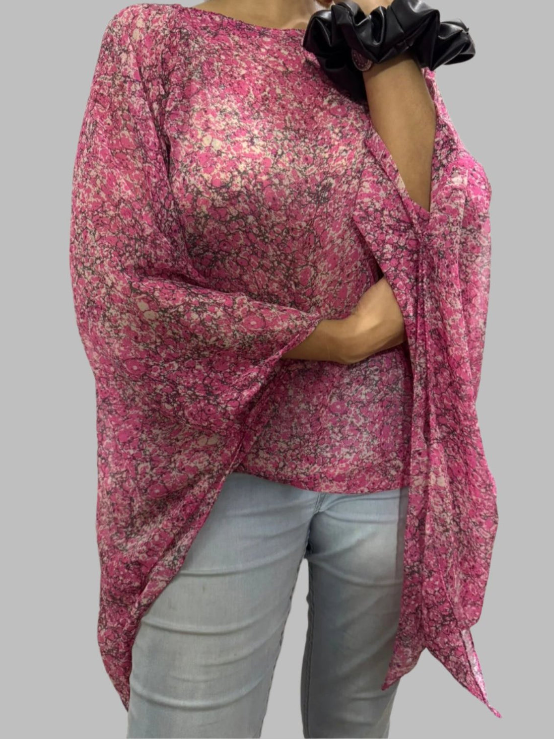 Crape Poncho Tops - Classis size (medium ) delivery in 2-3 days .